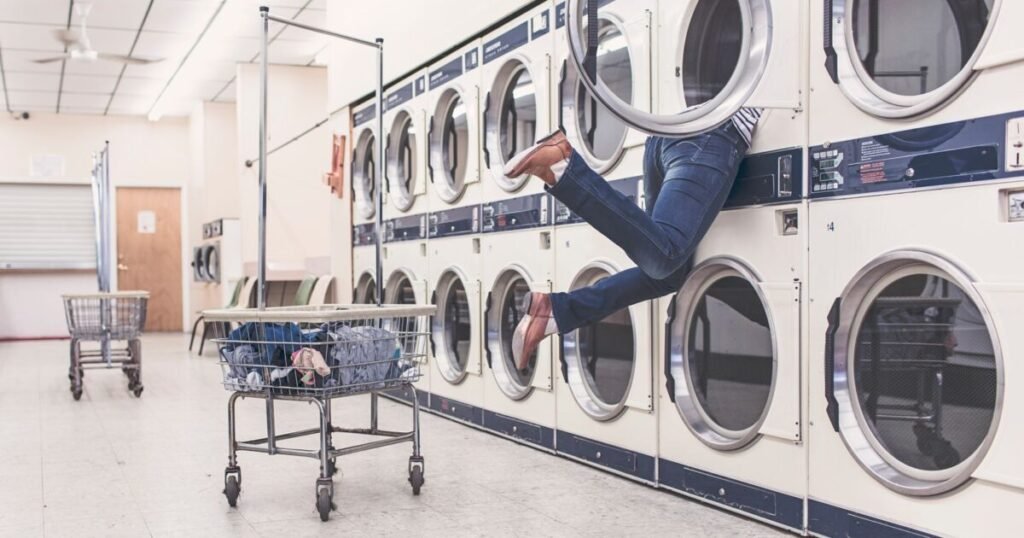 College student doing laundry - Laundry Service for Chicago College Students